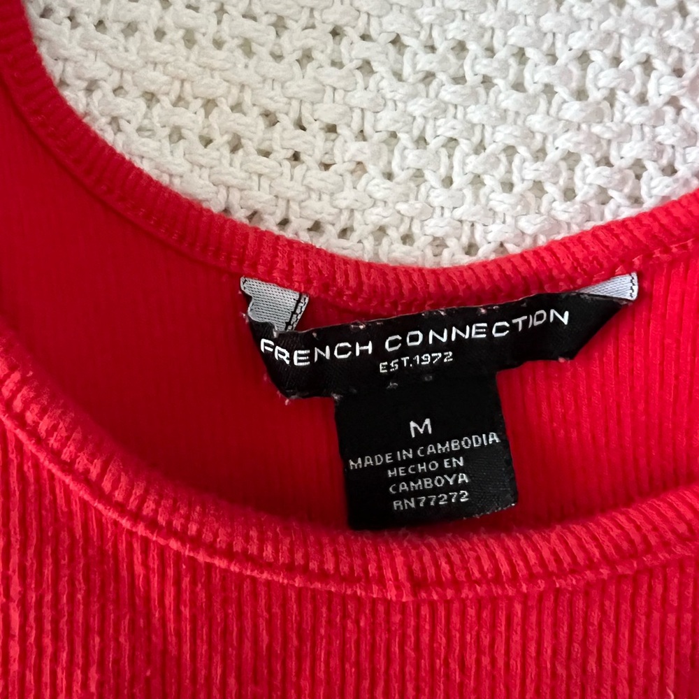 French Connection Ribbed Tank Top - Picture 2 of 3